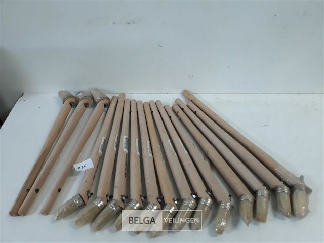 16 x radiatorborstel rond - afbeelding 2 van  3