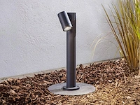 16 x staande tuinlamp 60cm gu10 fitting zwart draaibaar waterdicht - afbeelding 1 van  5