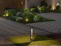 16 x staande tuinlamp 60cm gu10 fitting zwart waterdicht - afbeelding 1 van  5