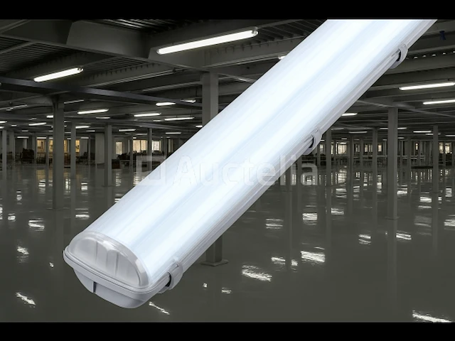 16 x tl 120cm dubbele armatuur – ip65 waterdicht – fluorescerend frame – binnen/buiten - afbeelding 2 van  6
