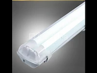 16 x tl 120cm dubbele armatuur – ip65 waterdicht – fluorescerend frame – binnen/buiten - afbeelding 3 van  6