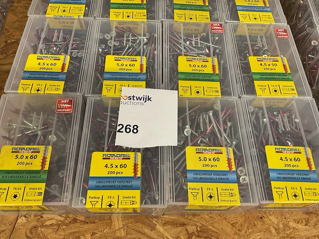 16 x verzinkte universele schroeven - afbeelding 3 van  4