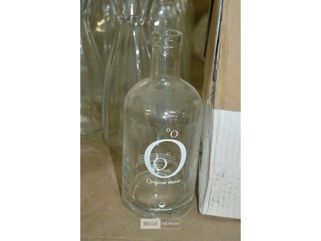 ±160 glazen vazen h=27cm en ±11 glazen flessen h23cm - afbeelding 4 van  4