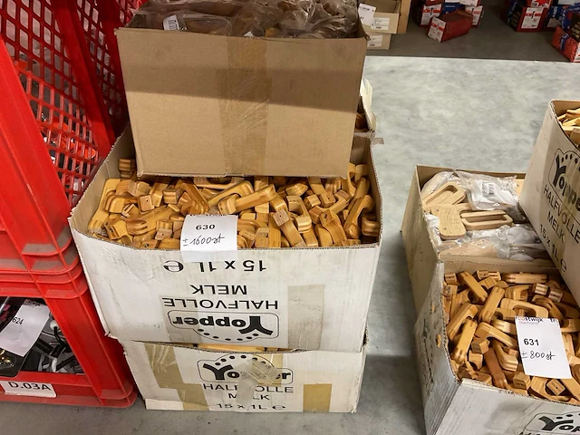 1600 x houten kastgrepen - afbeelding 1 van  4