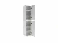 160cm design kolomkast mat wit - afbeelding 2 van  5