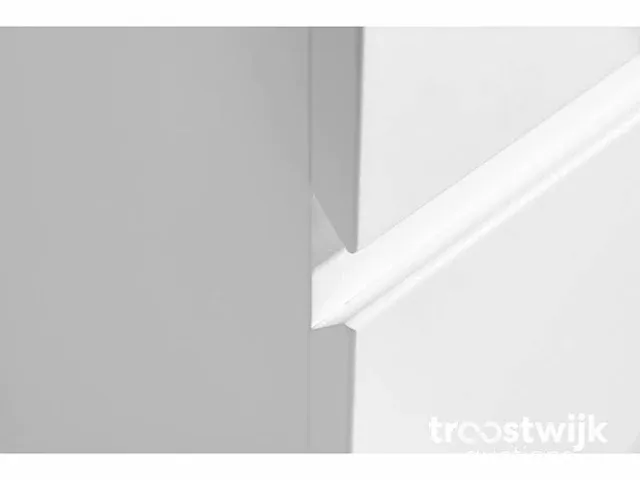 160cm design kolomkast mat wit - afbeelding 3 van  5