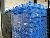 (160x) blauwe plastic kistjes - afbeelding 1 van  2