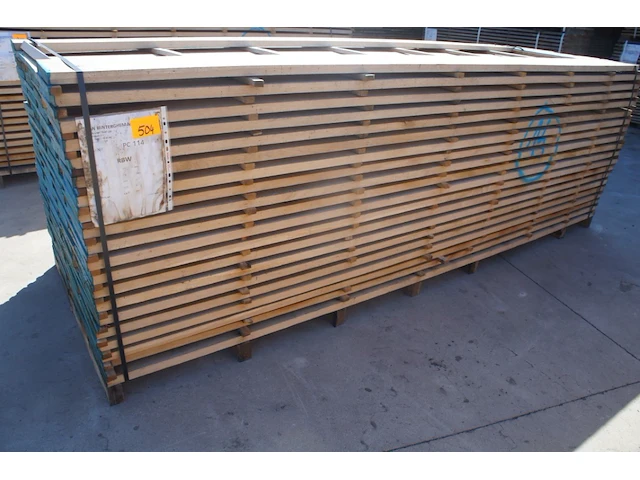 1,63 m³ eiken planken 30mm - afbeelding 1 van  4