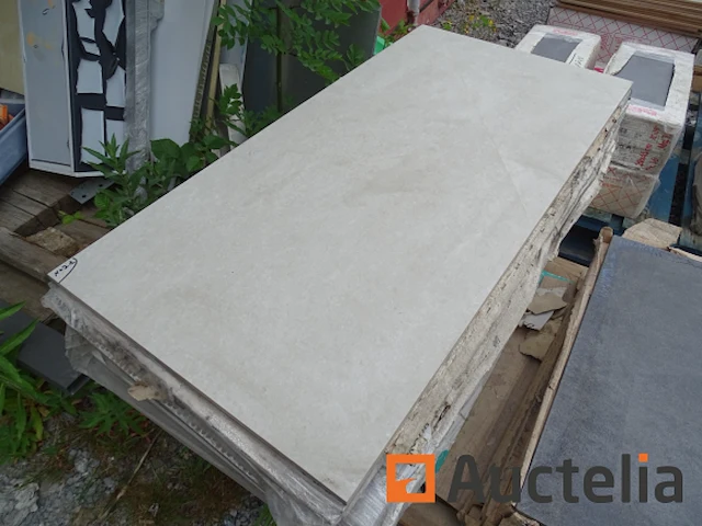 16,67 m² beige tegels 45 x 90 cm - afbeelding 1 van  5