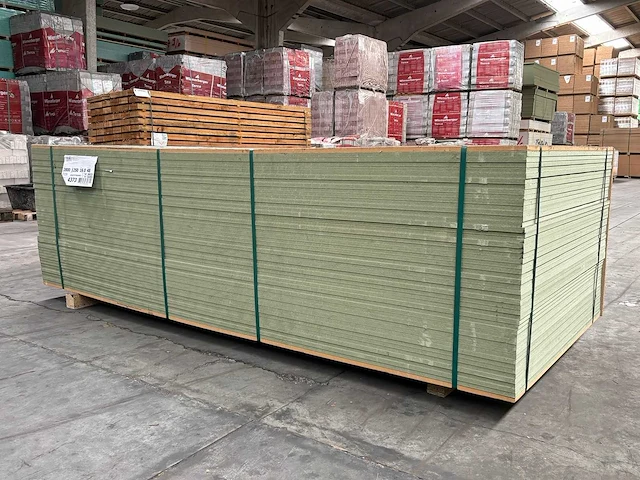 168 m² mdf wit 1,25 m breed 2,44 m lang 1,6 cm dik - afbeelding 2 van  4