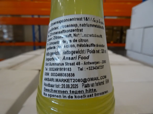 168x 320ml limoensap - afbeelding 5 van  6