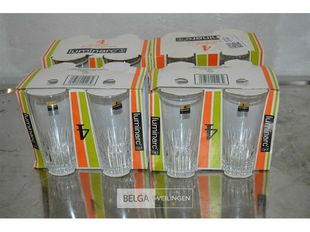 ±16x 4st luminarc glazen 33cl - afbeelding 1 van  4