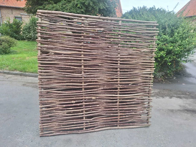 16x houten tuinomheining - afbeelding 2 van  2