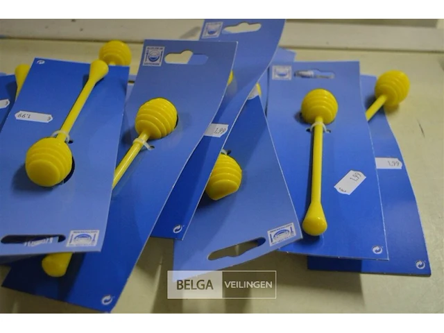 16x plastic honinglepels - afbeelding 3 van  3
