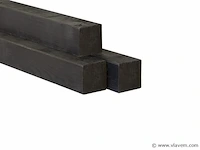 16x zwarte palen 12x12x300cm - afbeelding 1 van  1
