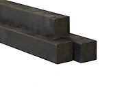 16x zwarte palen 12x12x300cm - afbeelding 1 van  1