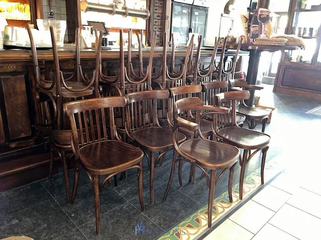 17 cafestoelen hutten - afbeelding 2 van  4