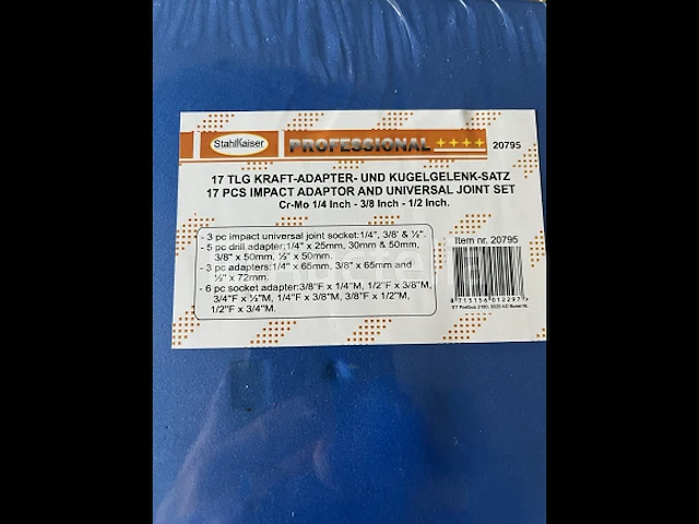 17 delige kract adapter en kogelgewricht set - afbeelding 6 van  6