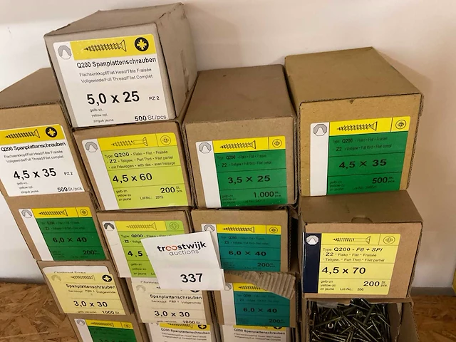 17 dozen houtschroeven - afbeelding 4 van  4