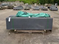 17 granieten platen verzoet zwart 240x60x3 (24,48m2) - afbeelding 1 van  6