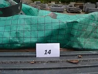 17 granieten platen verzoet zwart 240x60x3 (24,48m2) - afbeelding 2 van  6
