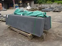 17 granieten platen verzoet zwart 240x60x3 (24,48m2) - afbeelding 3 van  6