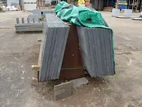 17 granieten platen verzoet zwart 240x60x3 (24,48m2) - afbeelding 5 van  6