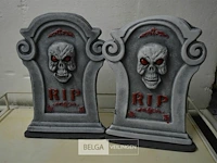 ±17 rip grafsteen met licht - afbeelding 1 van  4