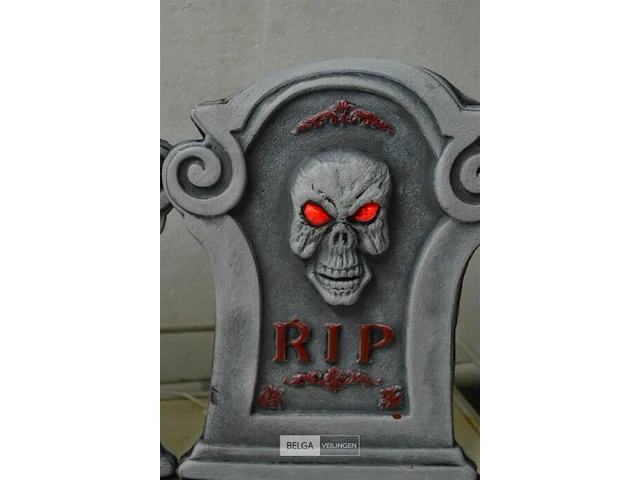 ±17 rip grafsteen met licht - afbeelding 4 van  4