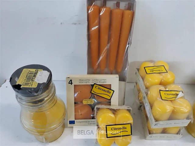 17 x citronella kaarsen mix - afbeelding 3 van  3