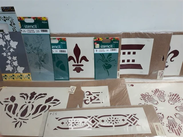 17 x sjablonen mix 20 assorti - afbeelding 1 van  3