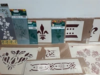 17 x sjablonen mix 20 assorti - afbeelding 2 van  3