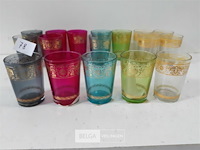 17 x t-lichtglaasje 8 cm mix kleuren - afbeelding 3 van  3