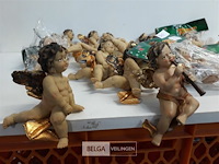 17 x zittende engel 2 assorti 12 cm - afbeelding 3 van  3