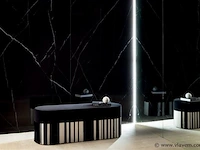 17,28m² - 60x120cm - black marquina highglossy gerectificeerd - afbeelding 1 van  2