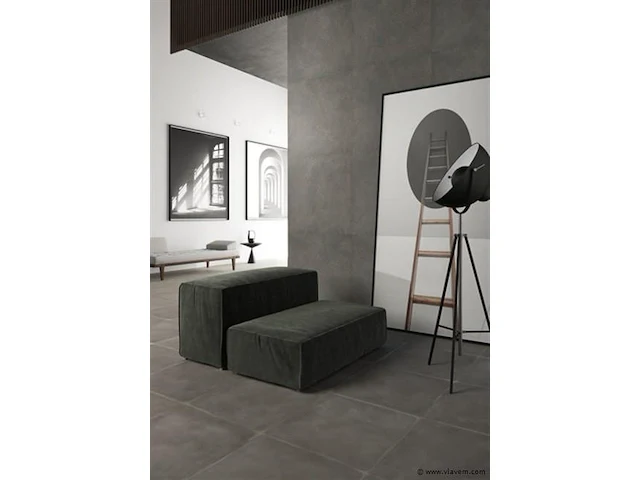 17,28m² - 60x120cm - odin antraciet matt gerectificeerd - afbeelding 1 van  2