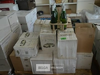 ±174 flessen inhoud pallet div soorten wijnen - afbeelding 1 van  5