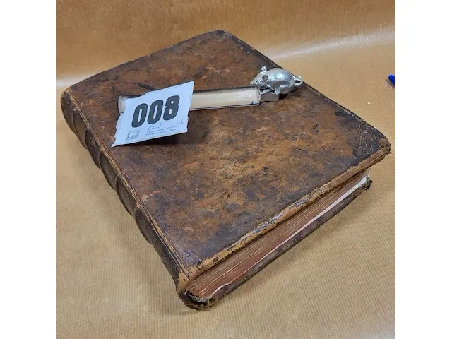 1780 woordenboek der nederduitsche en fransche taalen - afbeelding 5 van  8