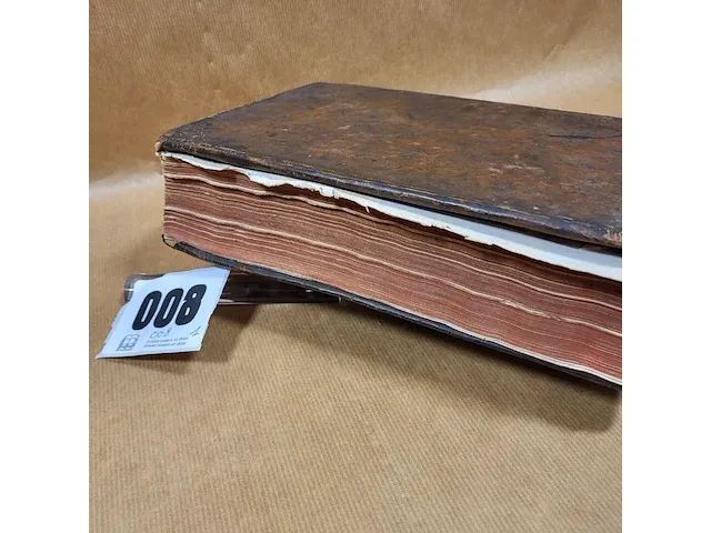 1780 woordenboek der nederduitsche en fransche taalen - afbeelding 8 van  8