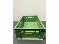 17stukken stapelbakken 590mm x 490mm x 190mm groen occasie - afbeelding 3 van  3