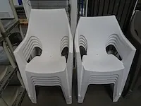 17x stpelbare kunststof stoel - afbeelding 3 van  3
