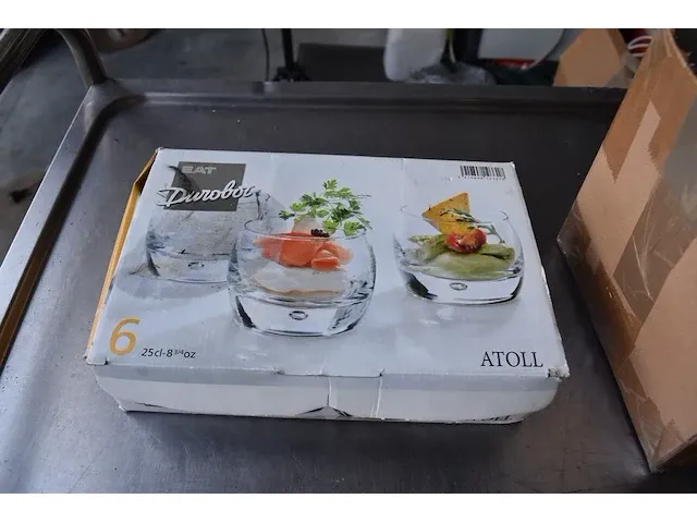 18 aperitiefglazen/amuseglazen xxl durobor atoll - afbeelding 1 van  4