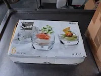18 aperitiefglazen/amuseglazen xxl durobor atoll - afbeelding 1 van  4