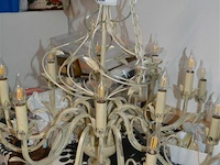 18-armige metalen luster - afbeelding 1 van  4