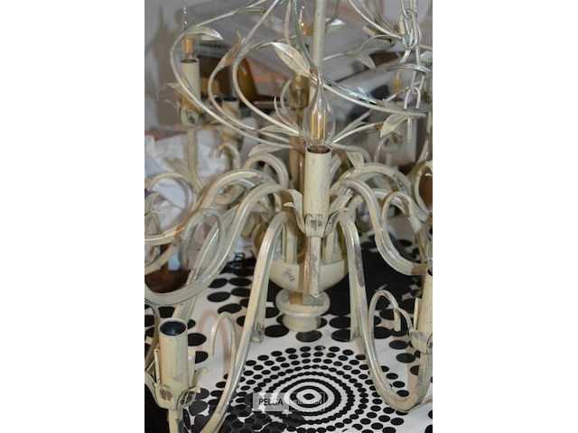 18-armige metalen luster - afbeelding 3 van  4