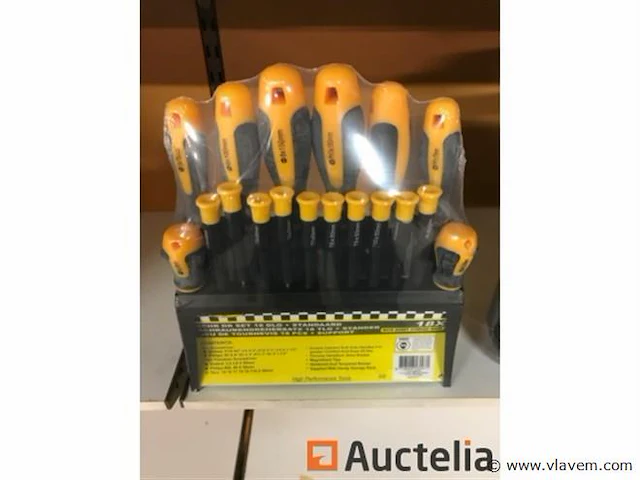 18 delige schroevendraaierset slotted, philips en torx - afbeelding 1 van  2