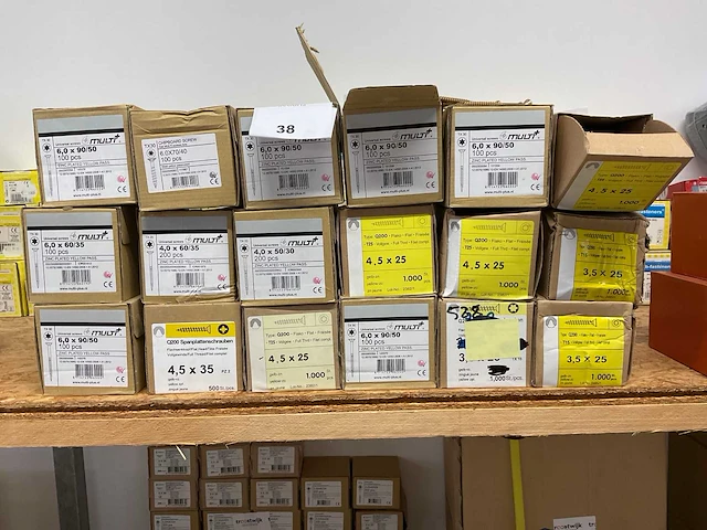 18 dozen houtschroeven - afbeelding 2 van  7