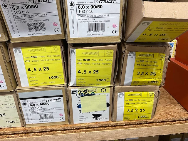 18 dozen houtschroeven - afbeelding 5 van  7