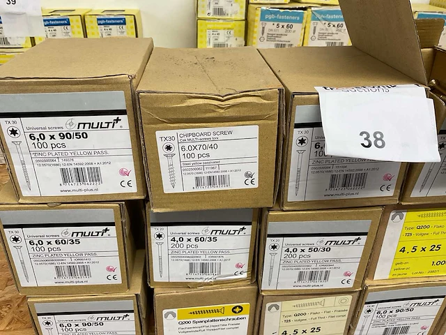 18 dozen houtschroeven - afbeelding 7 van  7