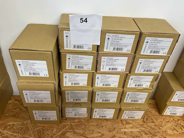 18 dozen houtschroeven - afbeelding 1 van  3